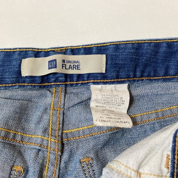 Vintage Y2K GAP Original Flare size 6 Long - Picture 5 of 12